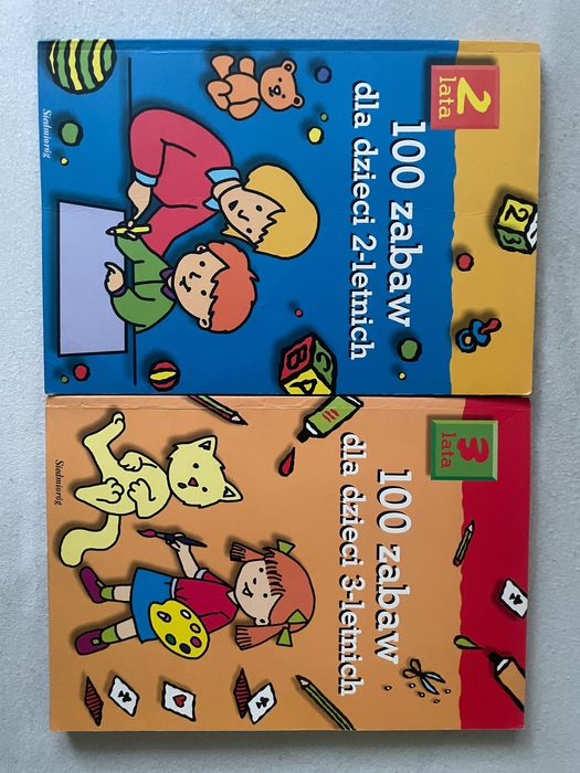 Książki 100 zabaw dla dzieci 2 i 3 letnich