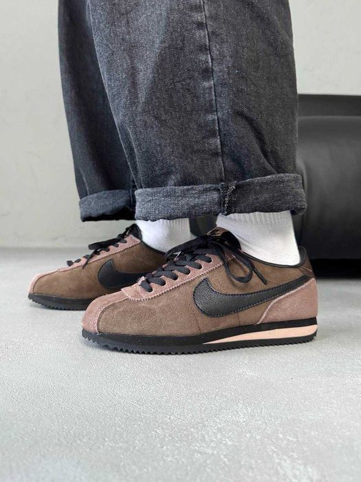 Кроссовки Nike Cortez Brown-Black Мужские оригинал новые