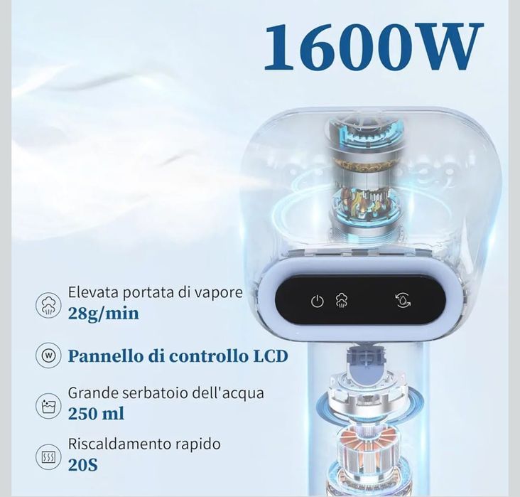 Parownica do ubrań 1600w