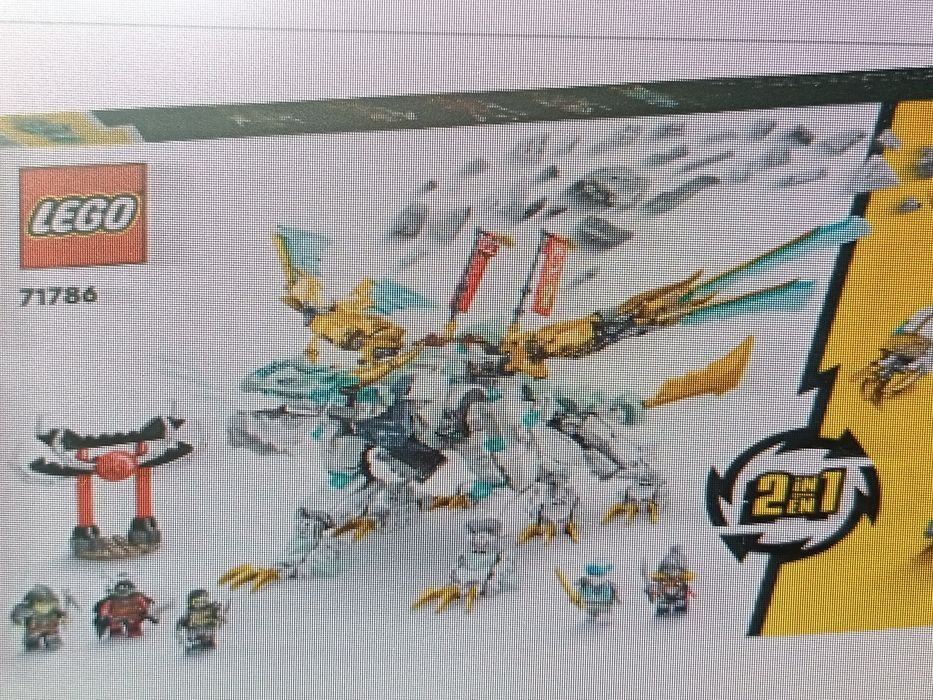 LEGO 71786 Ninjago Lodowy smok Zane'a.