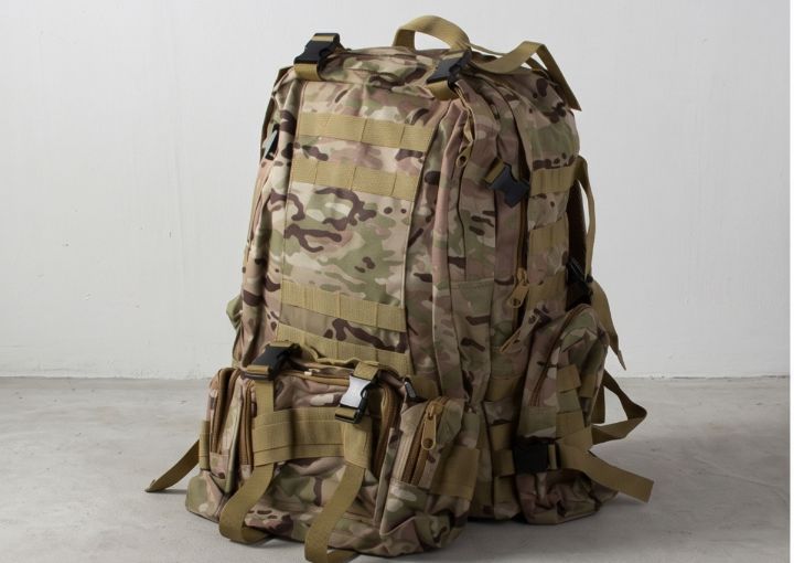 Plecak Taktyczny Wojskowy Survivalowy 48,5L Moro Jasny NOWY Molle