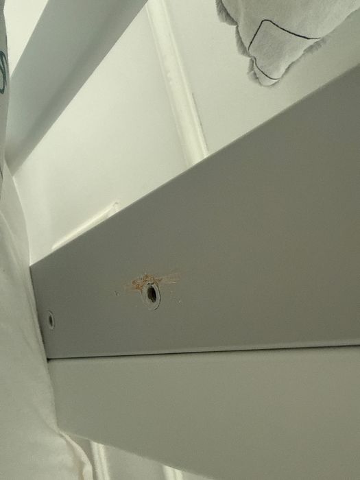 Ліжко люлька дитяча з маятником, матрацом і покривалом 95*58 см для новонароджених