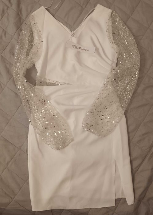 Sukienka Ella boutigue ecru 38