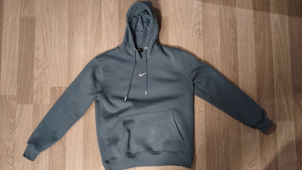 Błękitna bluza z kapturem Nike