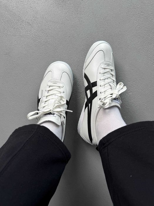 ‼️ НОВІ Кросівки Asics Onitsuka Tiger Mexico White Black