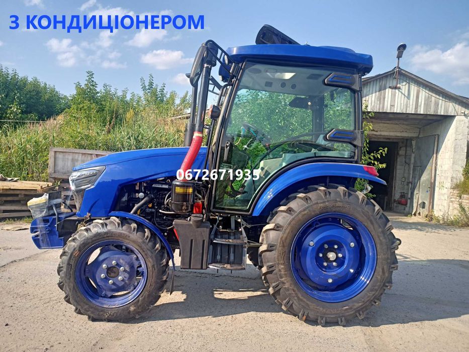 Мінітрактор Файтер TE-504CRD з кондиціонером, реврерсом Доставка-0 грн