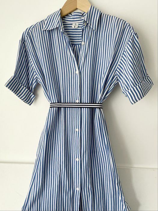 Arket Sukienka w niebieskie paski