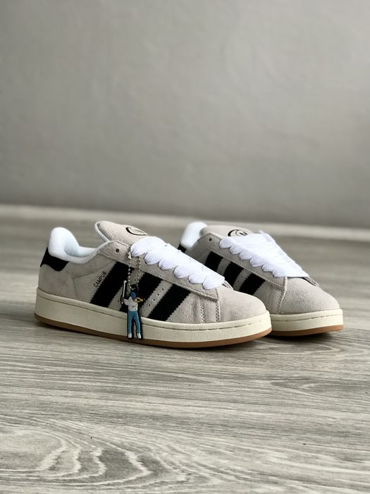 Кросівки Кроссовки Adidas Campus grey black Серый Чёрный Сірий Чорний Кросовки демісезон