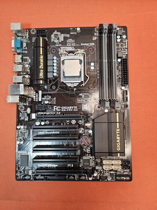 płyta główna GIGABYTE GA-P85-D3.  Intel Core i7-4790