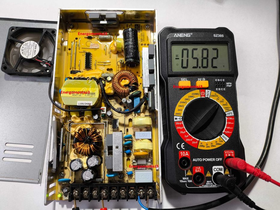 zasilacz 5V 55A MEAN WELL do taśm led 5V ARGB