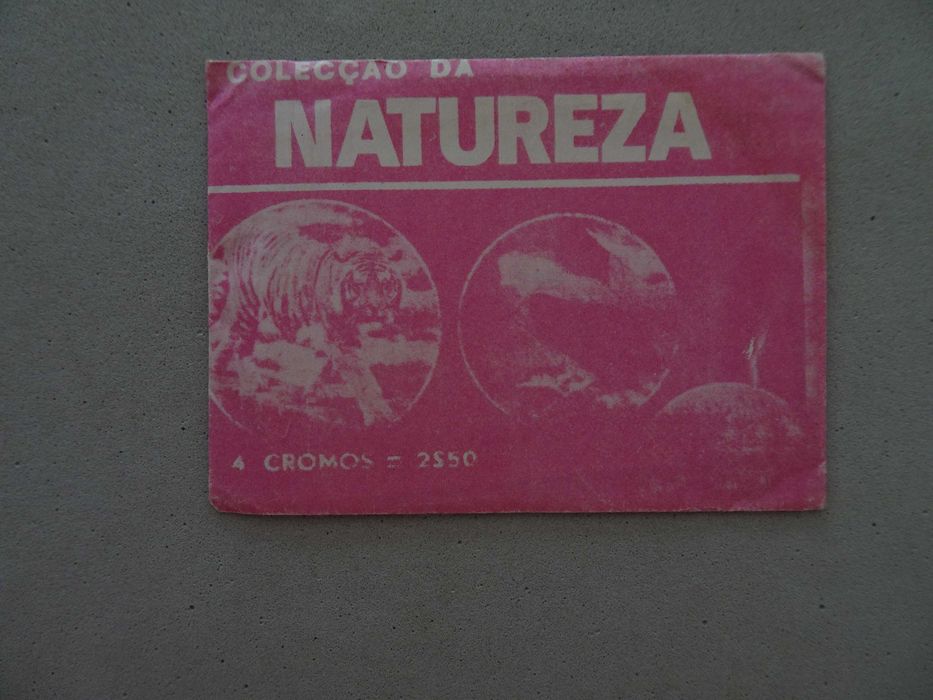 Carteira de cromos fechada Colecção da Natureza