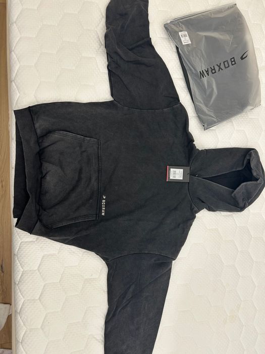 Bluza BOXRAW SPARRING CLUB hoodie czarna nowa!