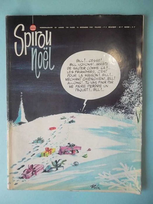 SPIROU (em francês) - Edições Especiais de Natal e outras. 5EUR cada.