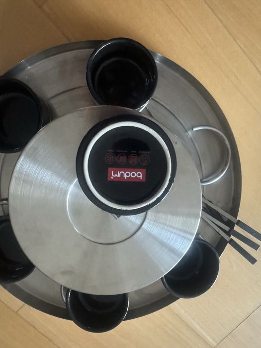 Fondue marca Bodum optimo para rodizio de carne, queijos, chocolate