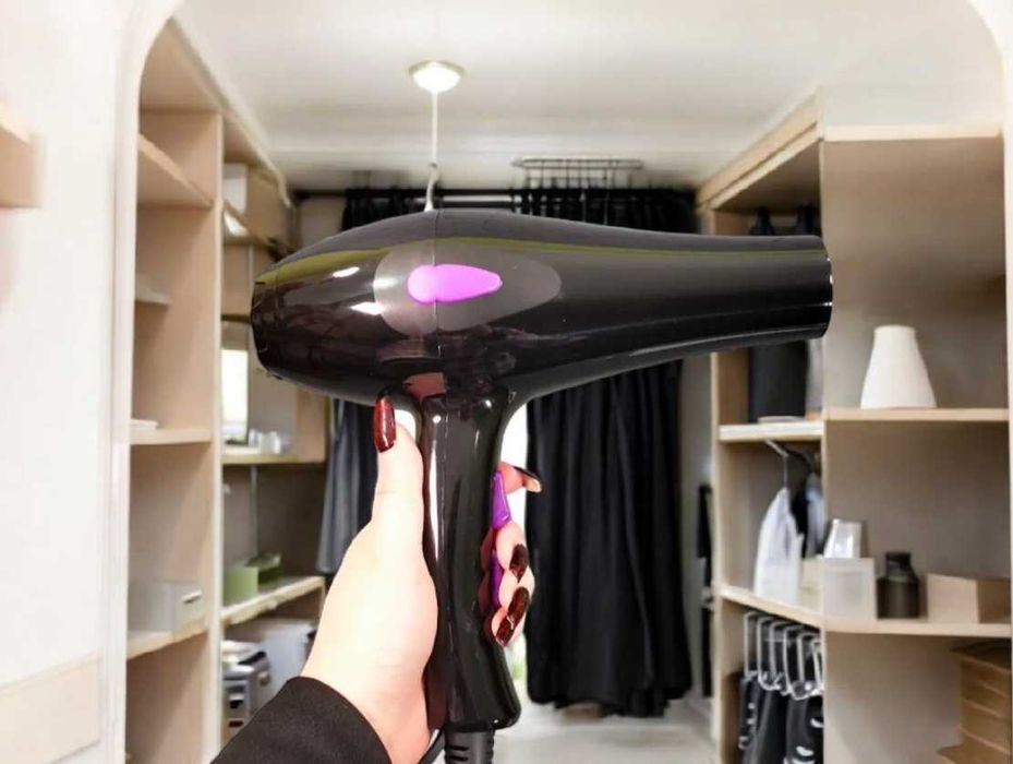 Фен потужний 7800 вт для швидкого сушіння волосся