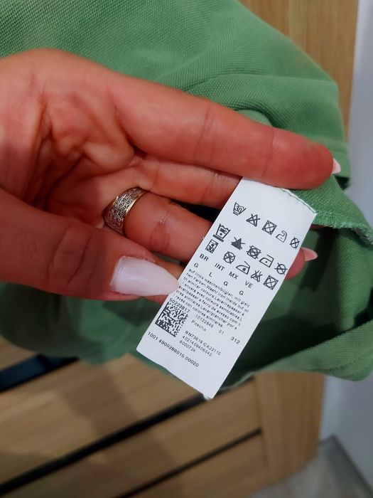 Bawełniana męska oryginalna koszulka polo Tshirt Hugo Boss Orange M L