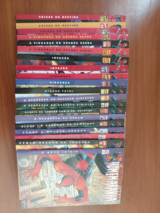 Coleção de livros de banda desenhada spidermam