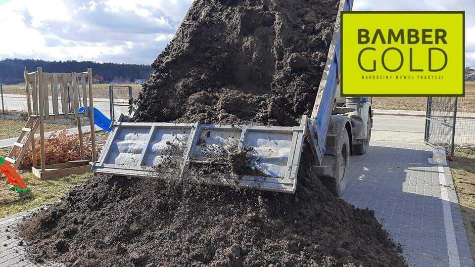 Zakładanie trawnika ogrodów glebogryzarka separacyjna czarnoziem.