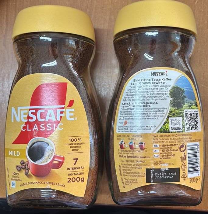 Кава розчинна Tchibo Eduscho Nescafe Delux Kanzler Alcafe