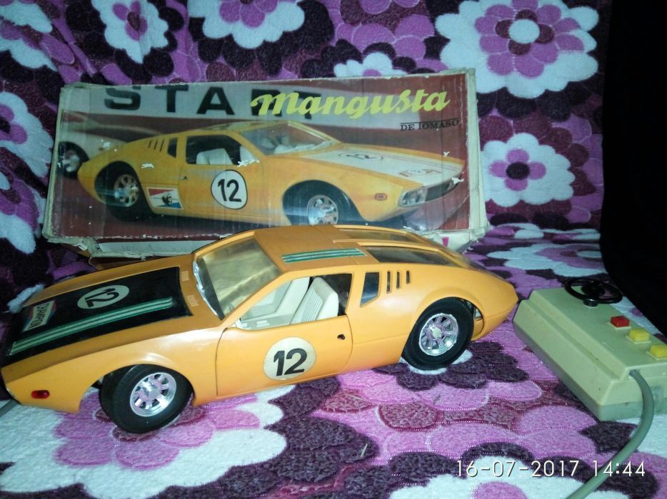 PIKO 1/12 DE TOMASO MANGUSTA デ・トマソ・マングスタ VINTAGE MANGUSTA DE TOMASO PIKO ANKER TOY CAR GERMANY 1:12