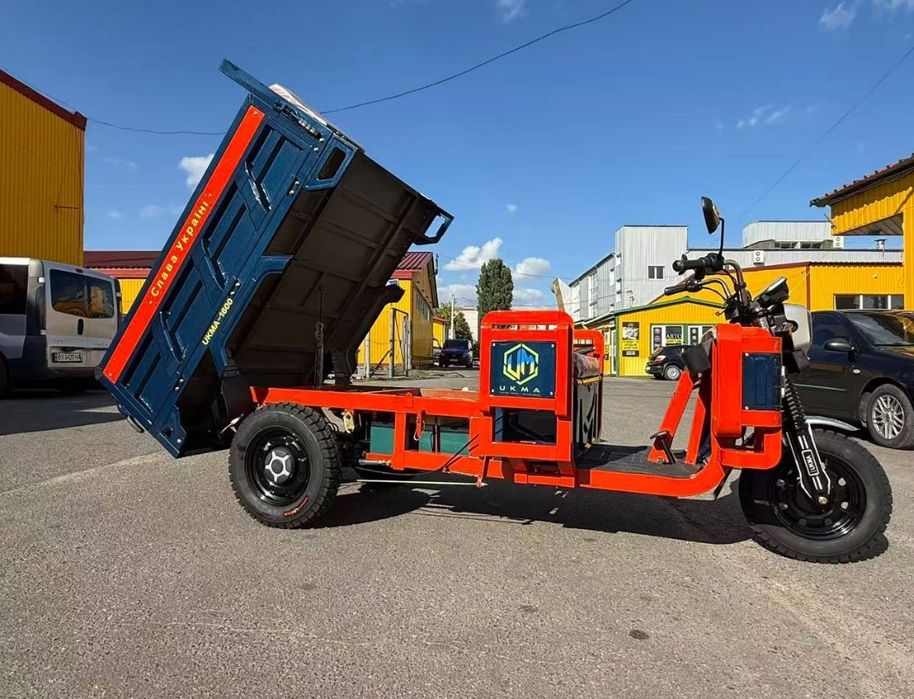 вантажний електро трицикл 1500w 72v 58ah