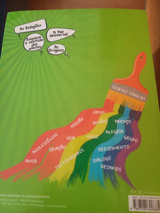 Livro Educação Moral e Religiosa - Quero Saber 7 ano