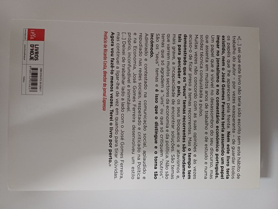 Livro O Meu Programa de Governo - José Gomes Ferreira