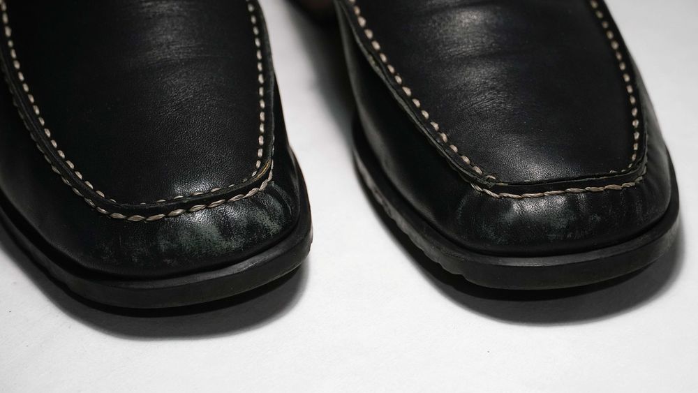 Clarks Brazil чорні шкіряні мокасини лофери 40 41 26 см вінтаж класика
