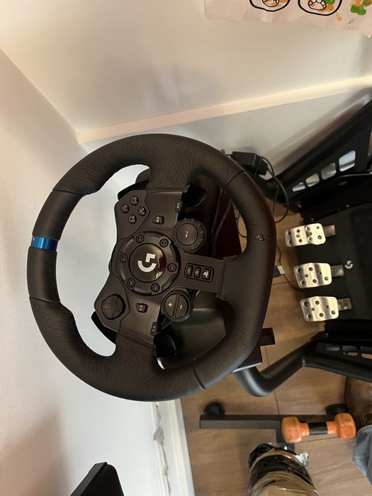 Logitech G923 c/ pedais + shifter de Junho 2025