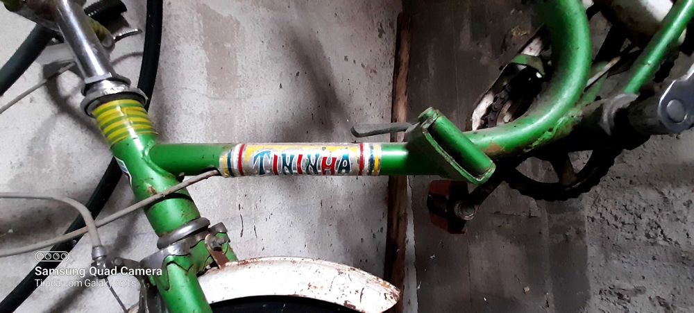 Bicicleta vintage dobrável de criança roda 14
