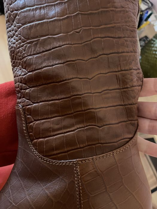 Жіночі шкіряні чоботи, жокейські