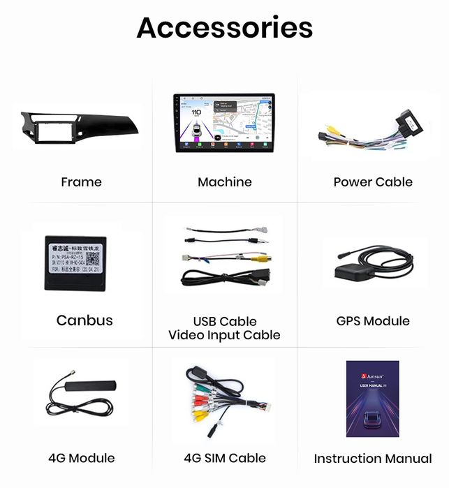 Rádio Android Citroen C3 e DS3 II Carplay GPS wifi 2/32GB NOVO