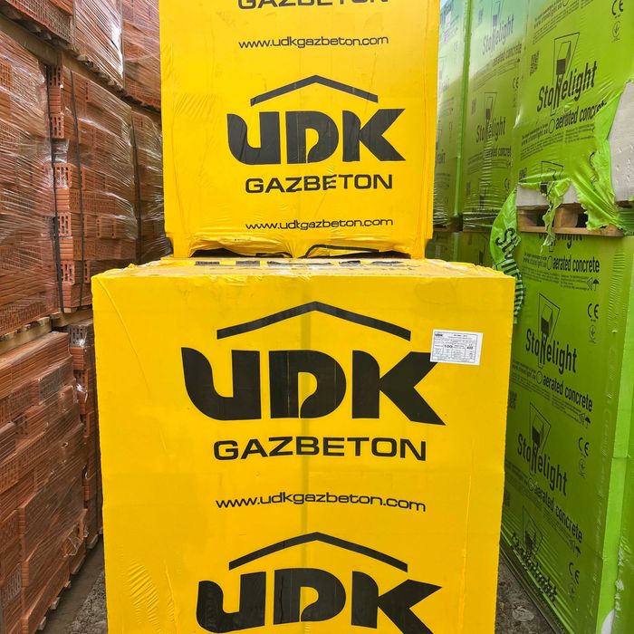 Газоблок Стоунлайт, газобетон, ХСМ, ЮДК,  піноблок