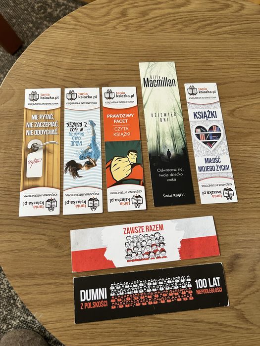 Zakładki do książek 7 sztuk