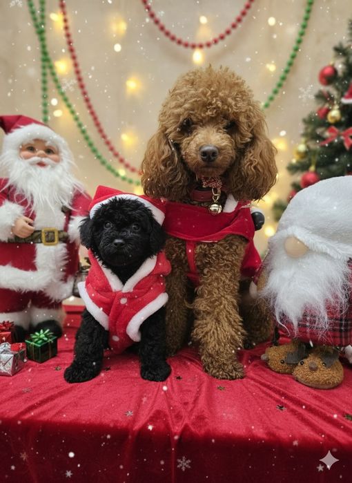 Pudelek miniaturowy/toy sunieczka z legowiskiemi wyprawką