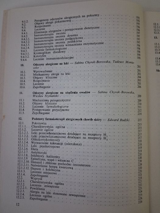 Farmakoterapia chorób alergicznych - Chyrek-Borowska, Wiśniewska