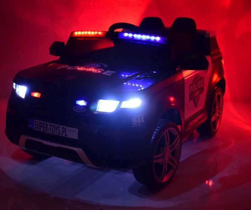 BAWIBUS.PL Auto samochód na akumulator POLICYJNY SUV jeep autko pilot