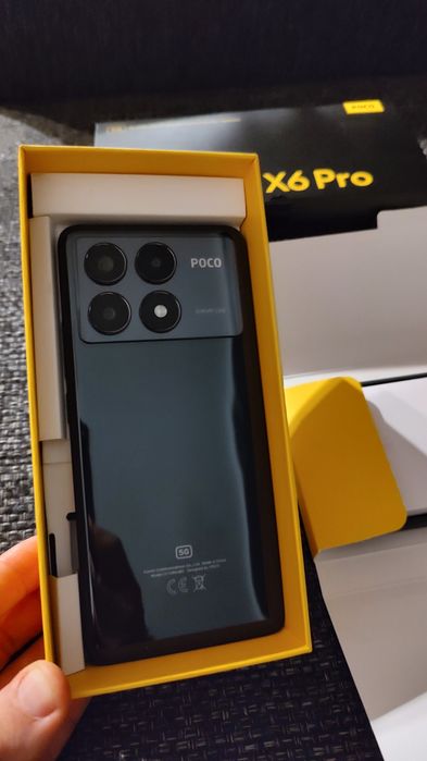 Nowy smartfon POCO X6 Pro 5G 12/512GB Czarny, 6,67 cala. Amoled