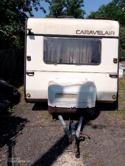 Caravalair brasilia przyczepa stacjonarna na dzialke domek