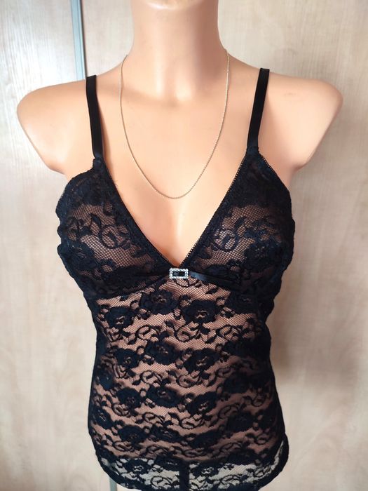 Tankini koszulka koronkowa bielizna roz 38