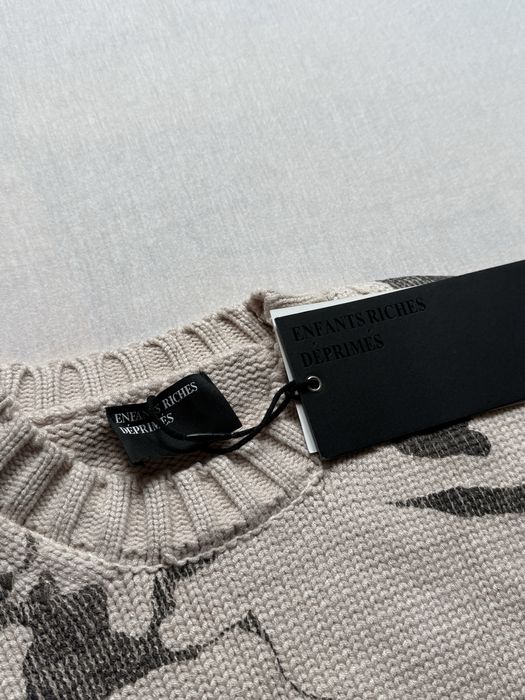 Enfants Riches Deprimes Taupe 'Past In Vain' Sweater