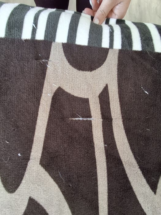 Colcha com forro de borrego ( sherpa)