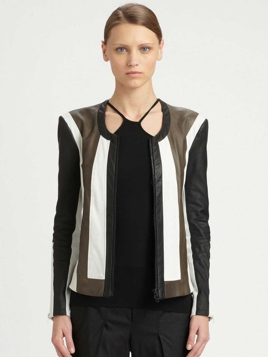 Casaco pele Helmut Lang Pax Preto tamanho XXS XS