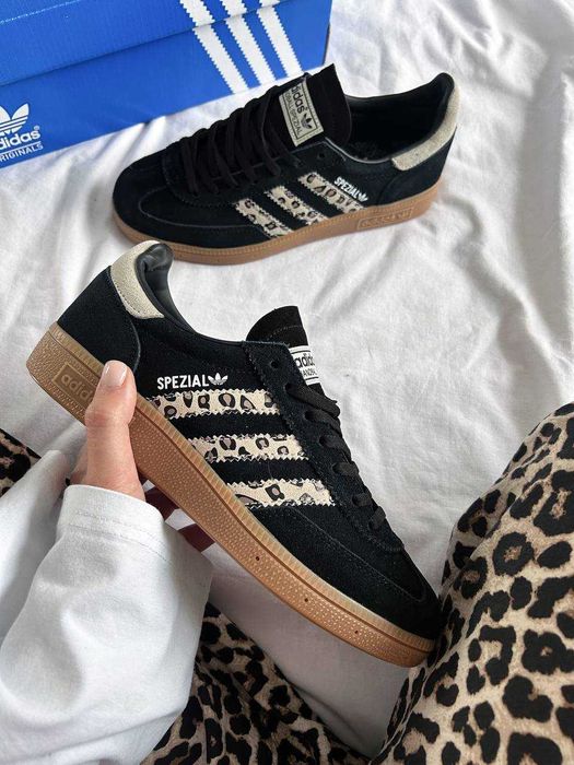 !SALE! Жіночі Adidas Handball Spezial Black Leopard 36 37 38 39 40 41
