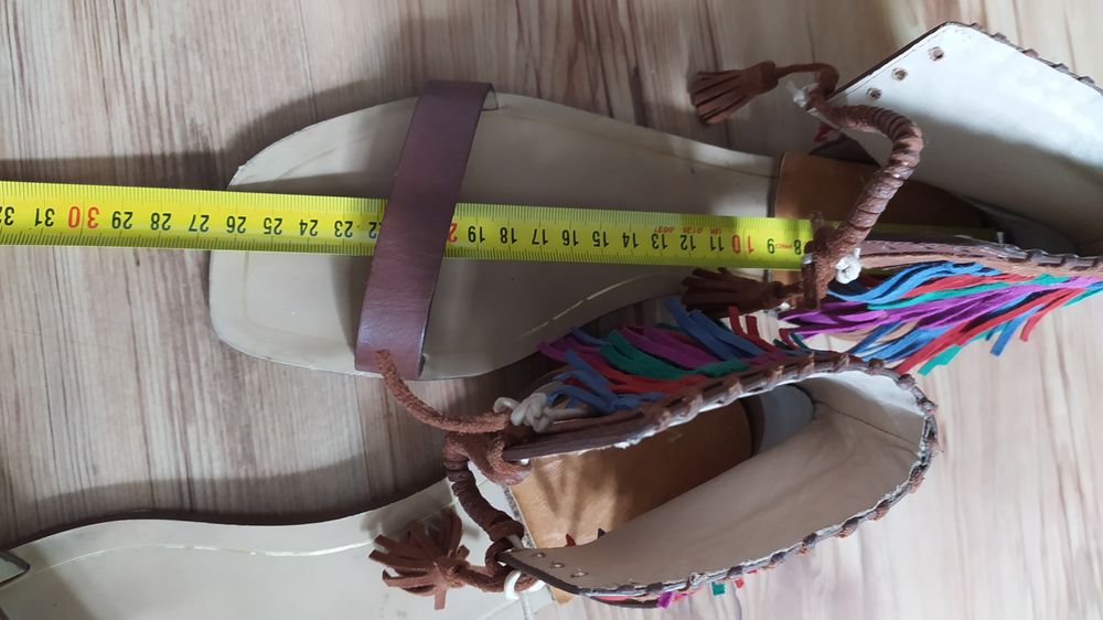 Buty  sandały skórzane Zara roz. 40 41