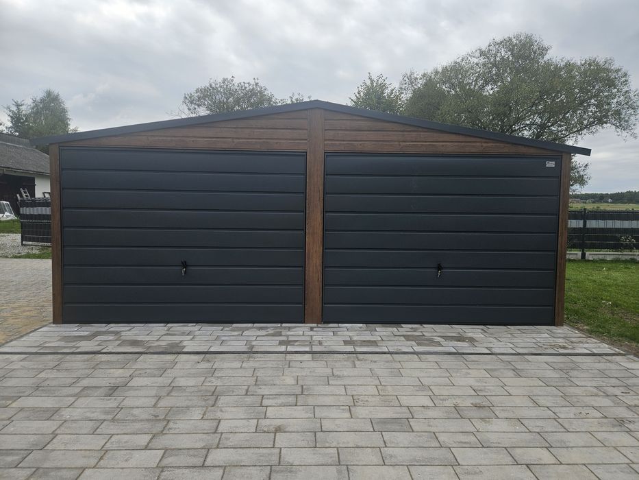 6x6 LUB Garaze Blaszane Garaz Blaszany Blaszak Blaszaki Nowoczesne