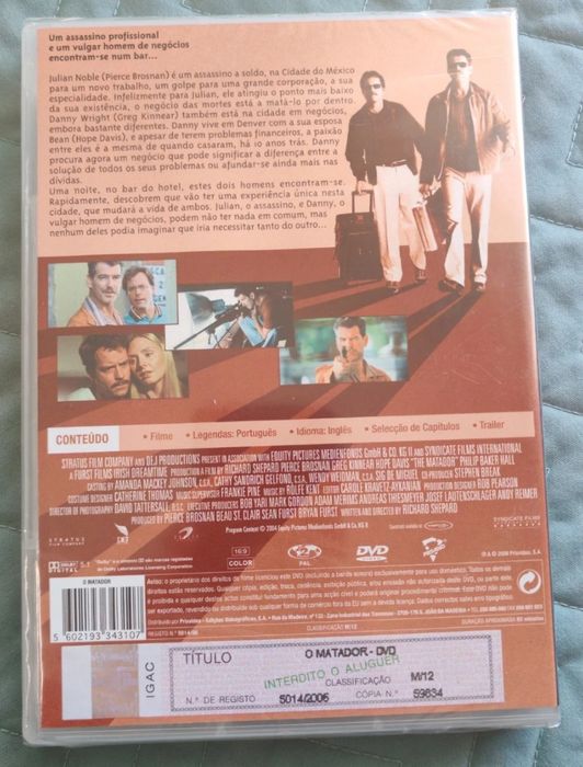 DVD o matador( novo plastificado)