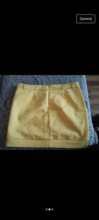 Spódniczka mini  zolta