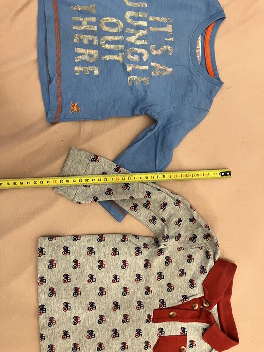 Bluzka chłopięca długi rękaw koszulki niemowlak