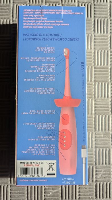 Vitammy Dino soniczna szczoteczka x2 swieta prezent